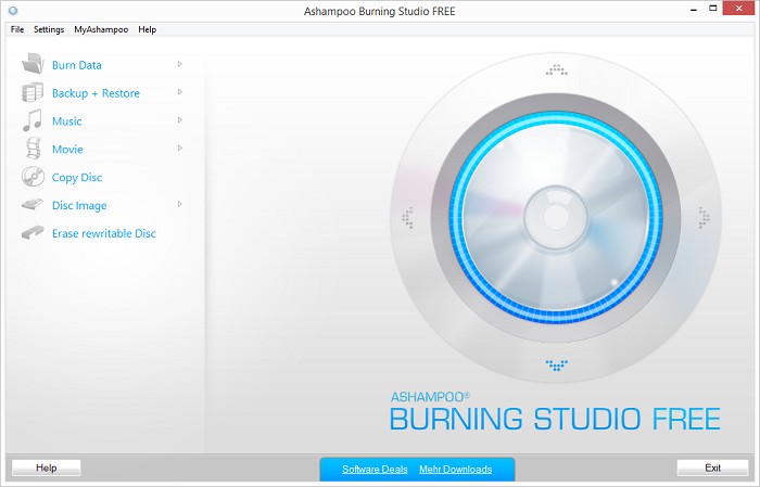 DVD克隆軟體免費版：3. Ashampoo Burning Studio Free