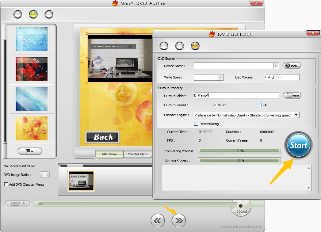 Convert AVI to DVD with WinX DVD Author