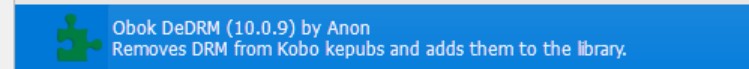 Obok DeDRM Tool in Calibre