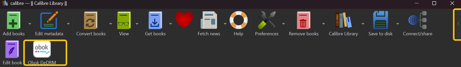 Use Obok DeDRM tool in Calibre to Remove Kobo DRM