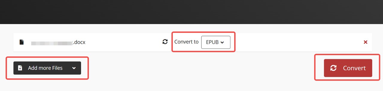 Steps to convert AZW3 to EPUB Using online converter
