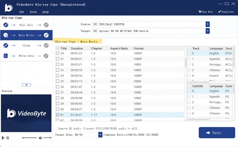 How to Copy Blu-ray Discs with VideoByte Blu-ray Copy?