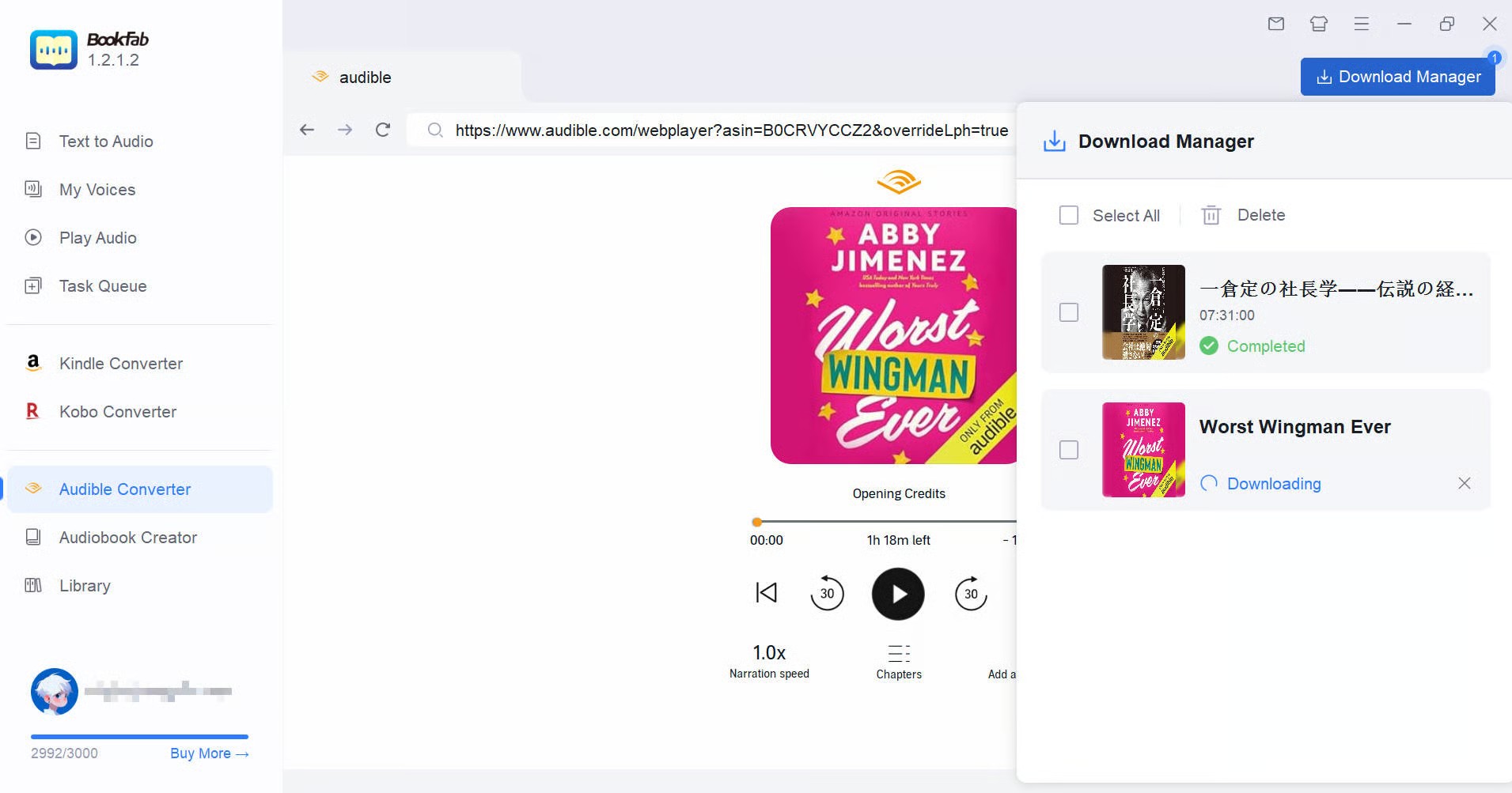 best audible converter and audible downloader: bookfab audible converter