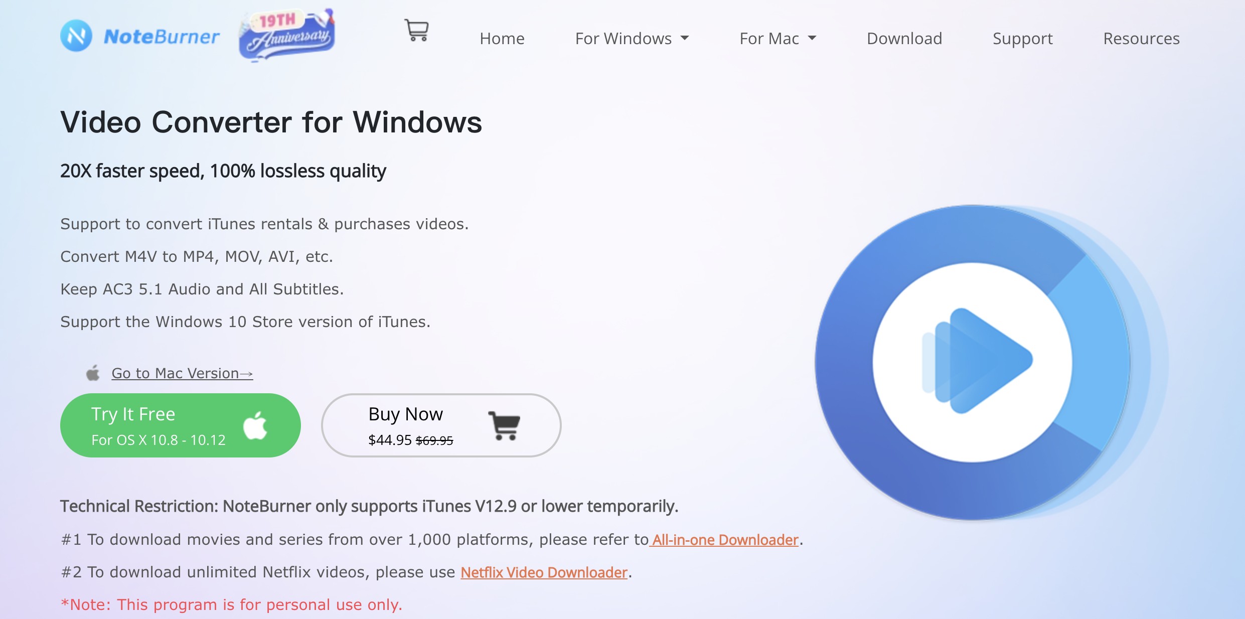 4 Ways to Convert iTunes Movies to MP4: noteburner
