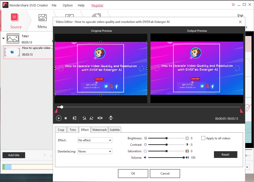 How to Convert Video to DVD with iSkysoft DVD Creator