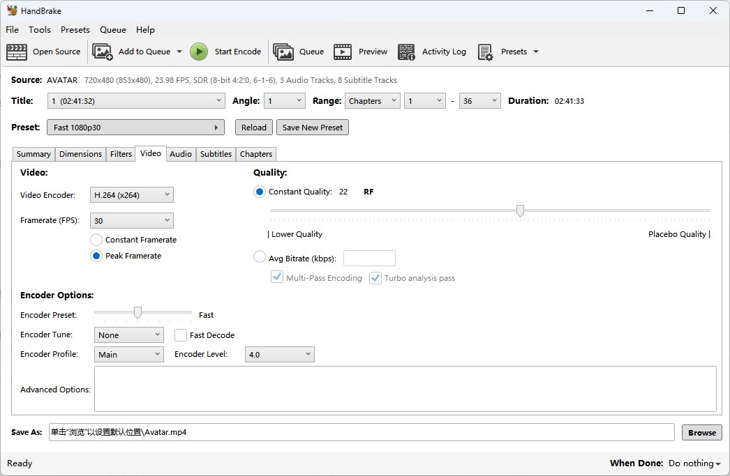 iso to avi converter: HandBrake