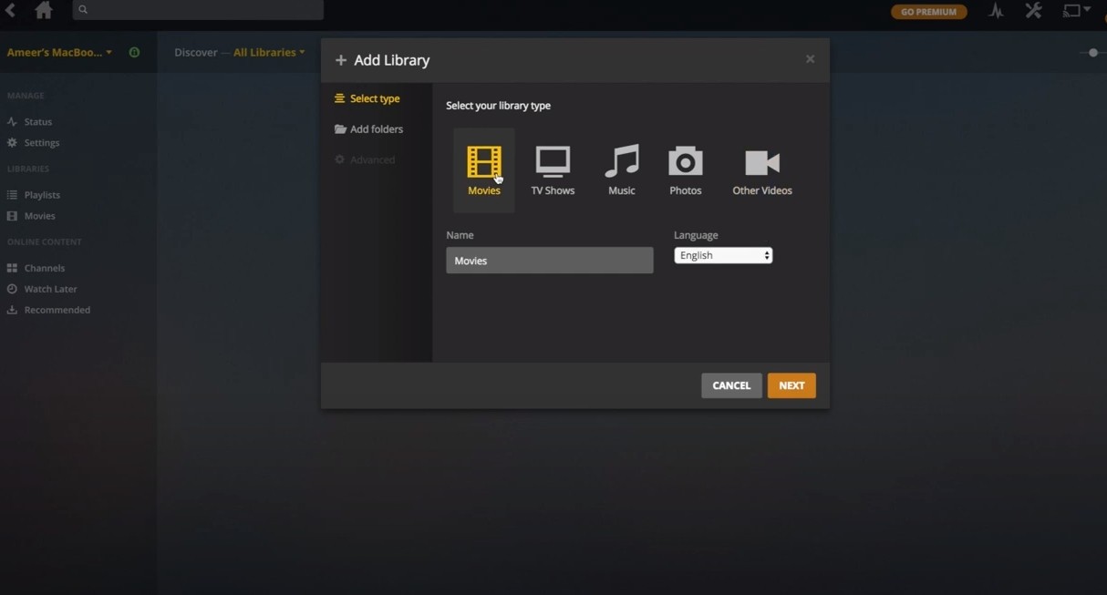 How to add DVD movies to Plex