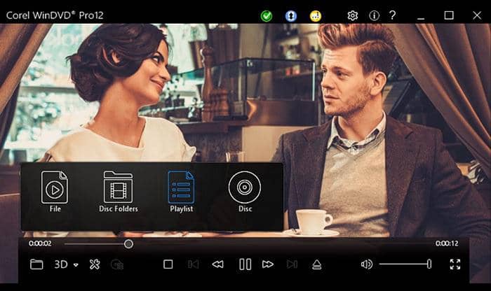 meilleurs lecteurs vidéo 3D:WinDVD Pro 12