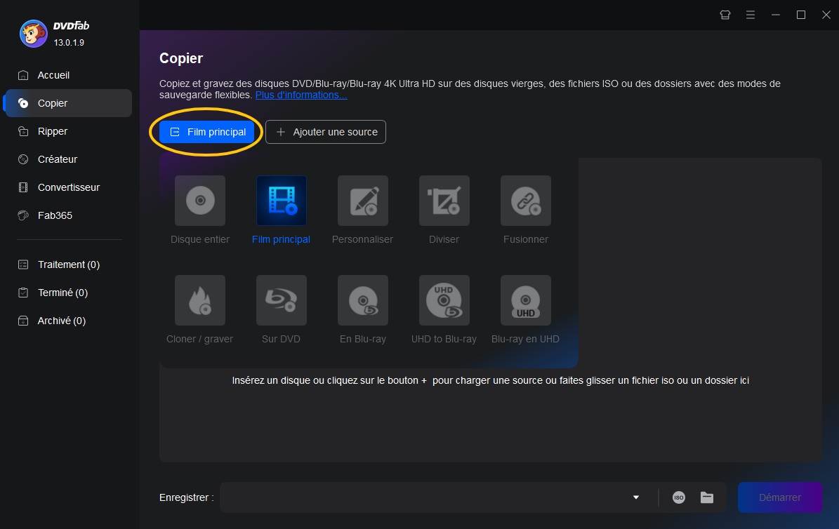 comment supprimer la protection avec DVDFab DVD Copy