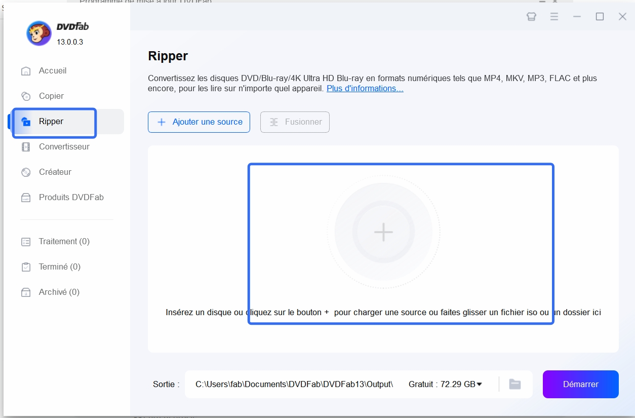 Comment numériser un DVD avec DVDFab DVD Ripper ?