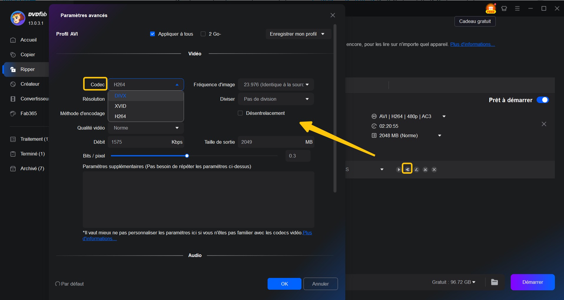 Comment déchirer le DVD aux formats conviviaux YouTube - Ripper DVDFAB DVD
