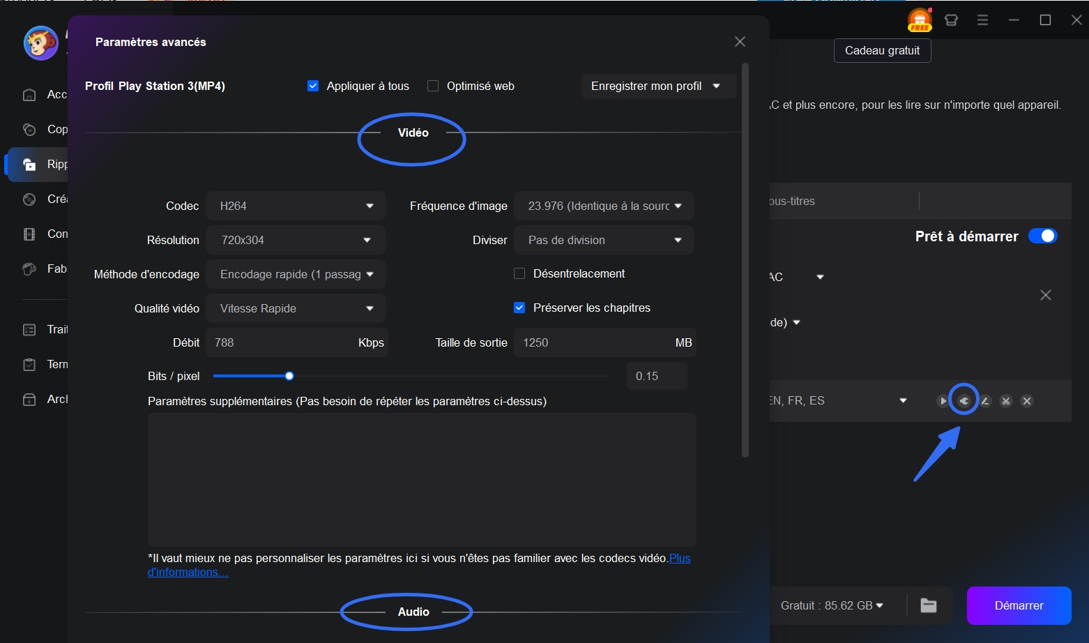 convertir un DVD en MP4 avec HandBrake