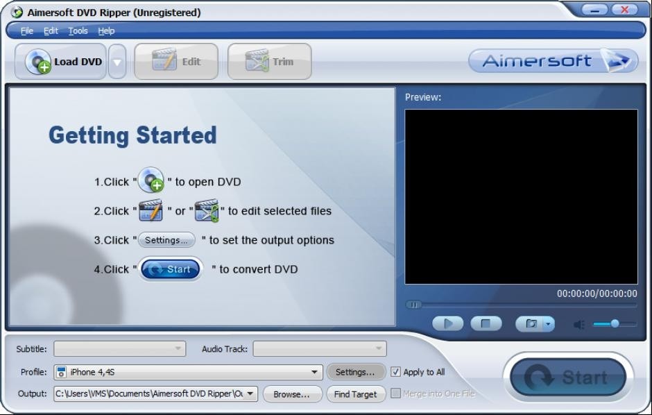 Best dvd ripper for mac: Aimersoft DVD Ripper free