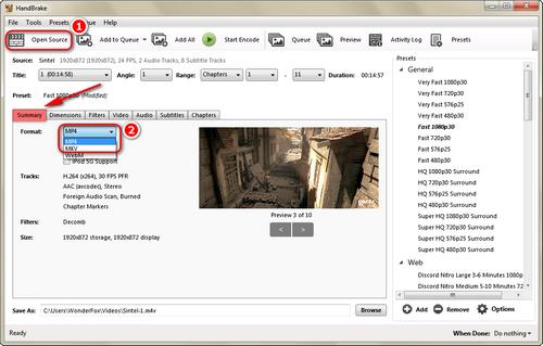 hevc videos converter. Handbrake 