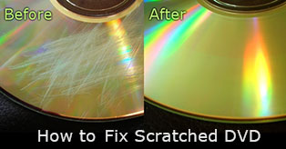 How to fix a scratched DVD