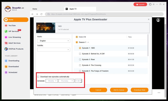 how to watch 1883:How to Download the 1883 TV Show from Apple TV Plus for Offline Viewing?