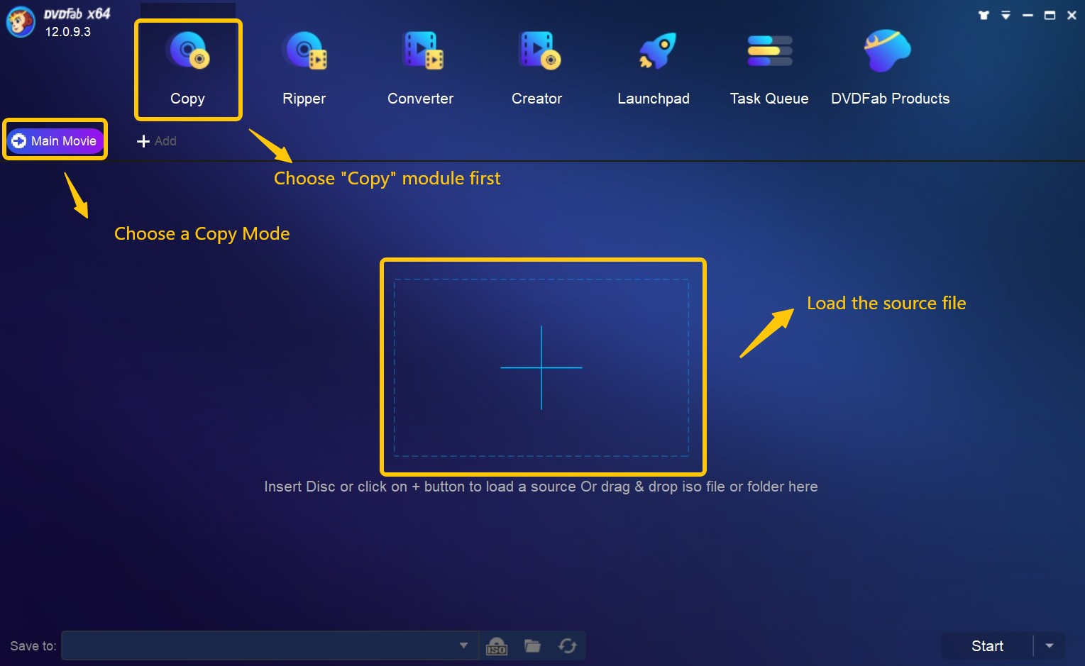 How to Convert File/Disc/Folder to ISO Using DVDFab DVD Copy?