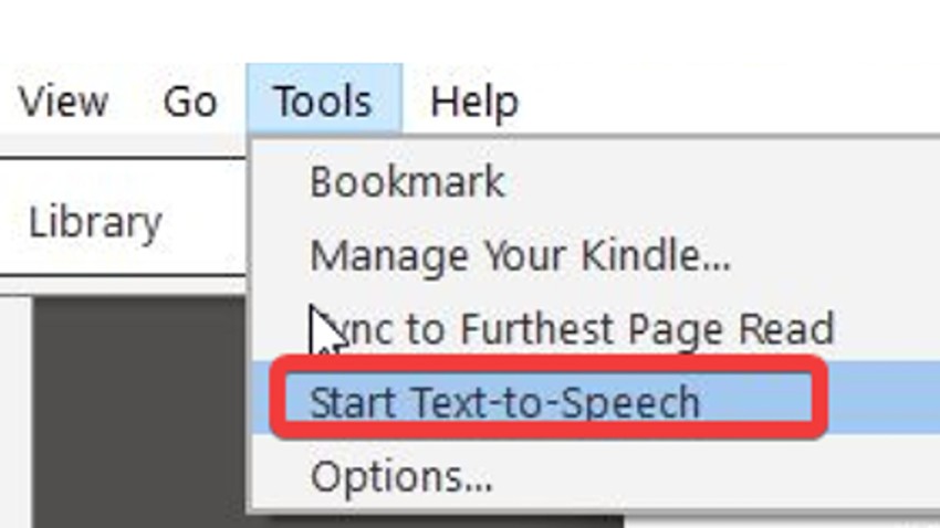 Kindle Text to Speech on Mac