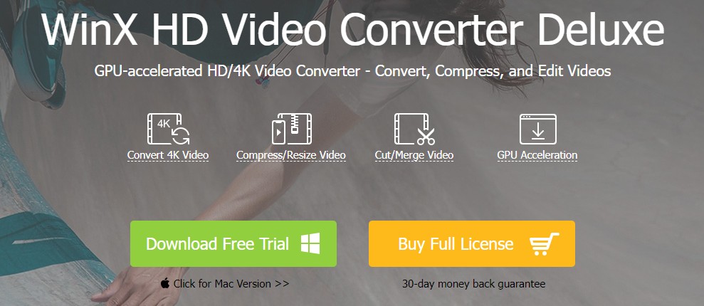 mov to wav:2. Winx HD Converter Deluxe