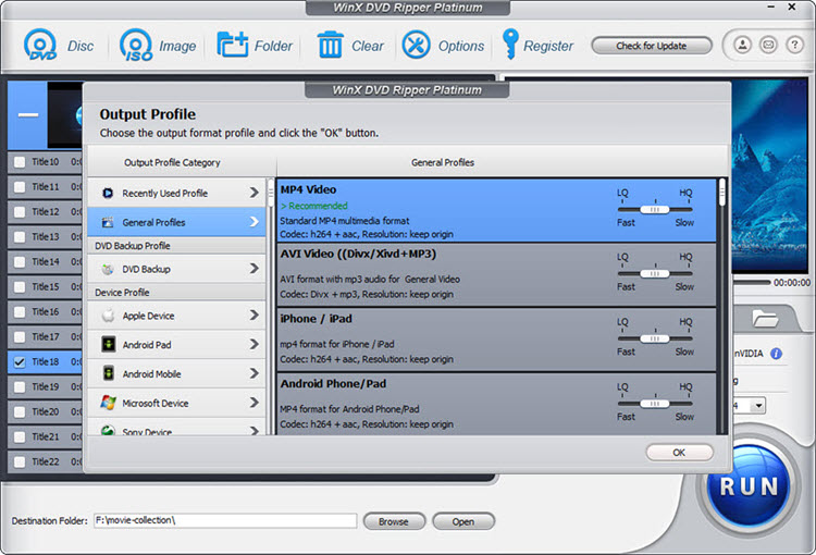 ntsc vs pal:WinX DVD Ripper