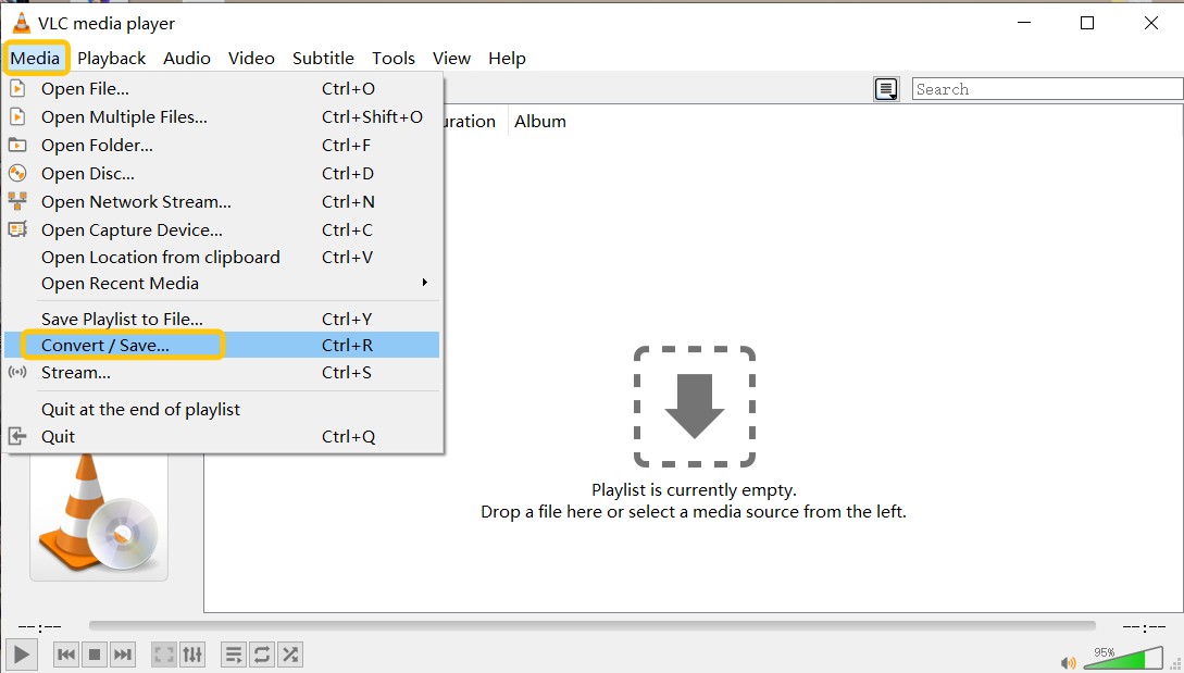 Steps to use VLC as DVD copy protection removal software: