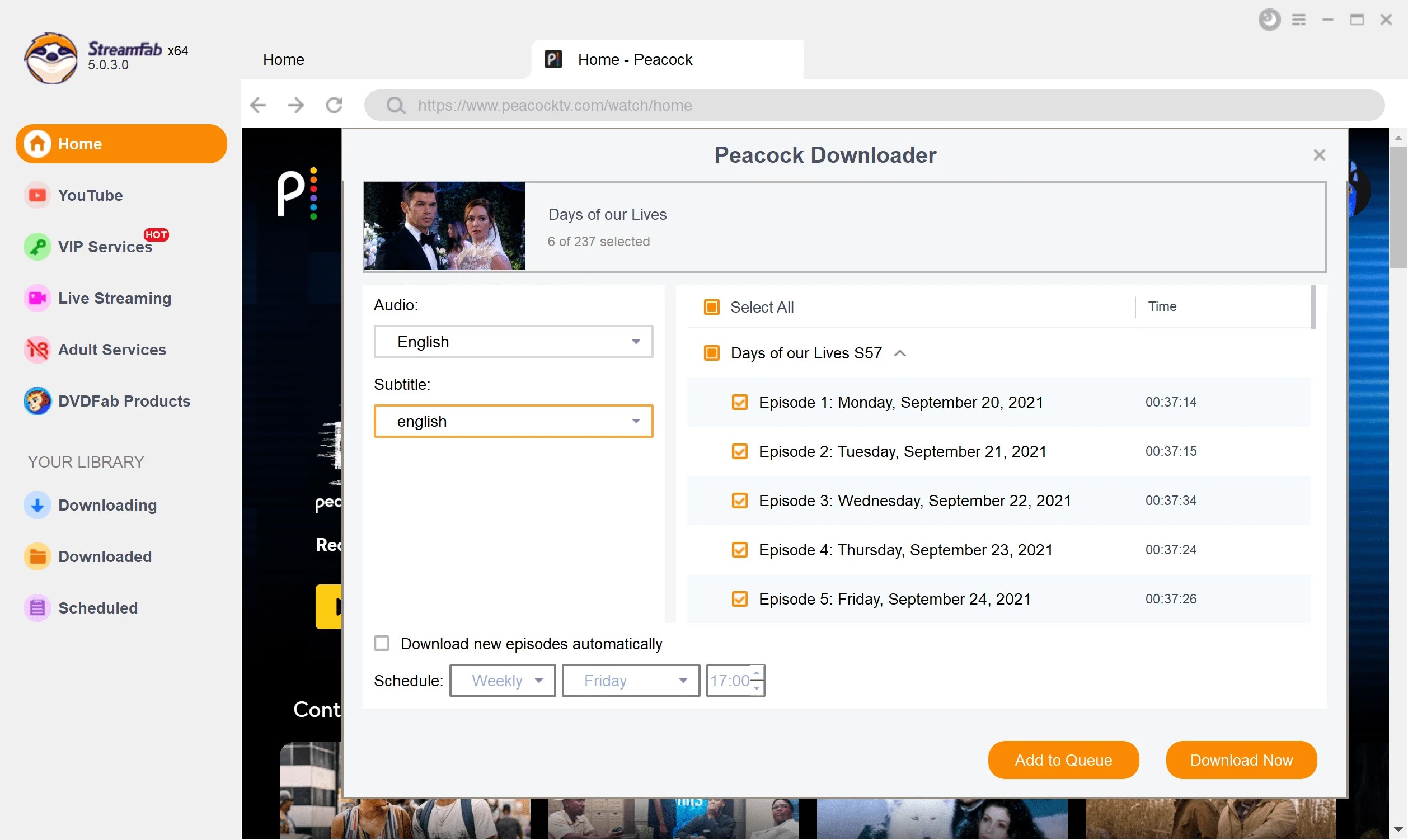 Paramount Plus Vs Peacock TV:Steps to download with StreamFab Peacock downloader