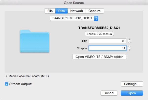 how to rip dvd with vlc on Mac