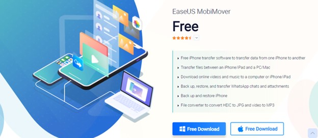 save video from twitter with easeus mobi mover