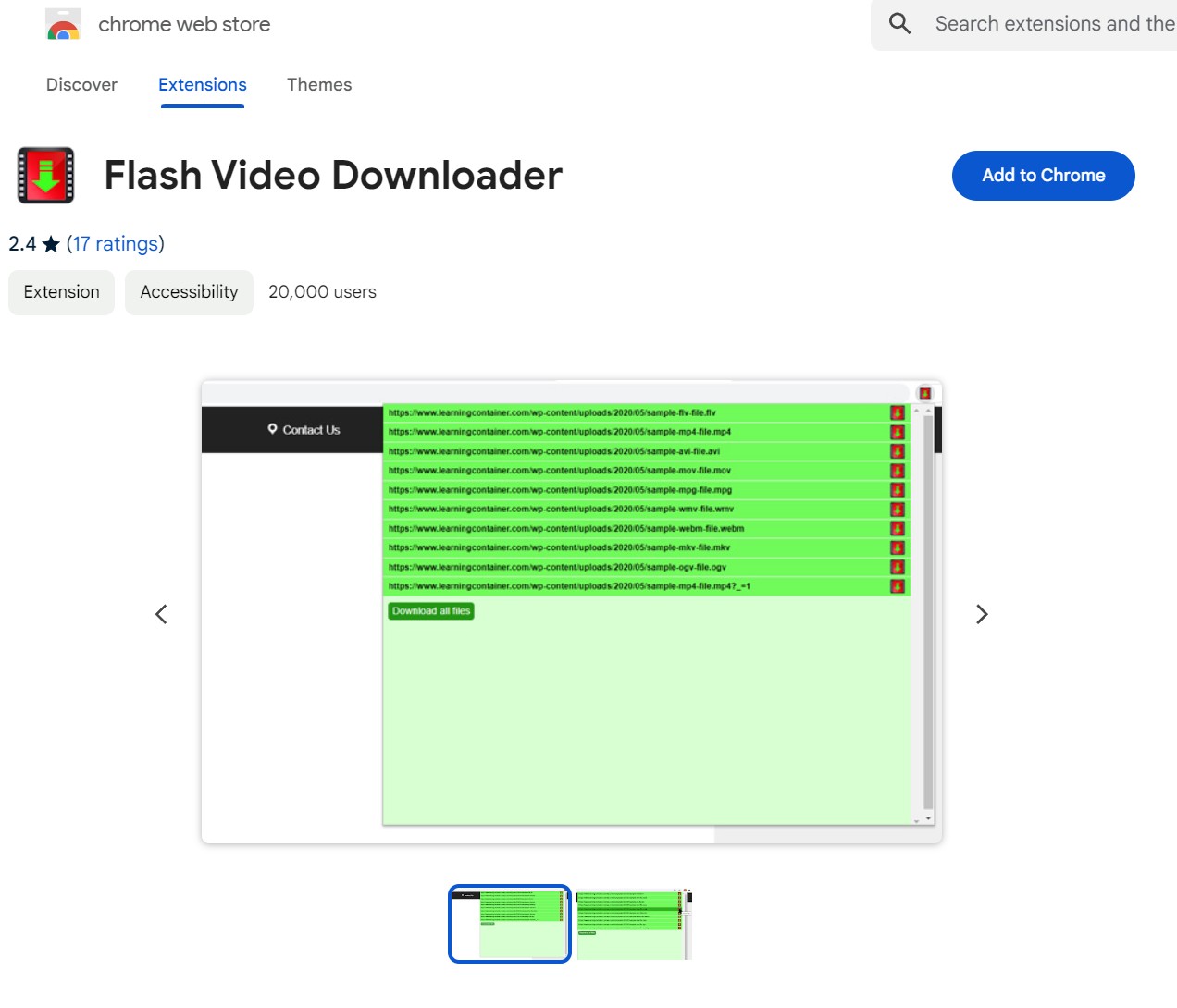 video downloader chrome