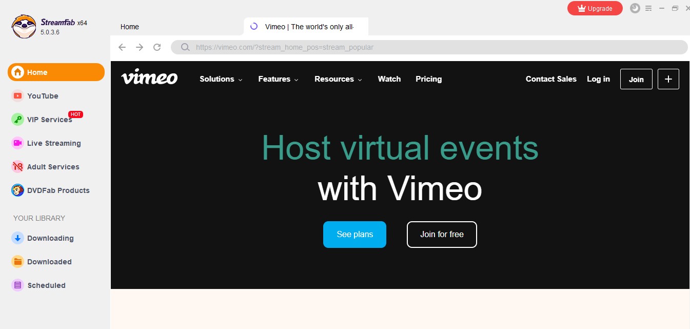 vimeo video downloader:Tutorial of Streamfab video downloader to download vimeo videos