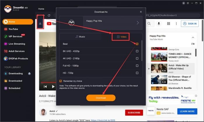 YT Video Downloader:Download Videos From StreamFab YT Video Downloader in 3 Simple Steps