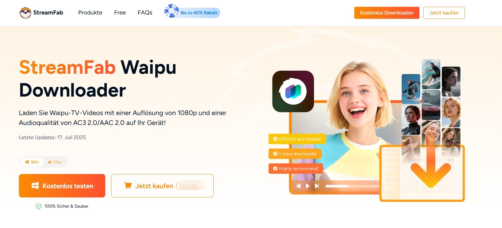 Waipu TV Aufnehmen geht nicht – Beste Lösung: StreamFab