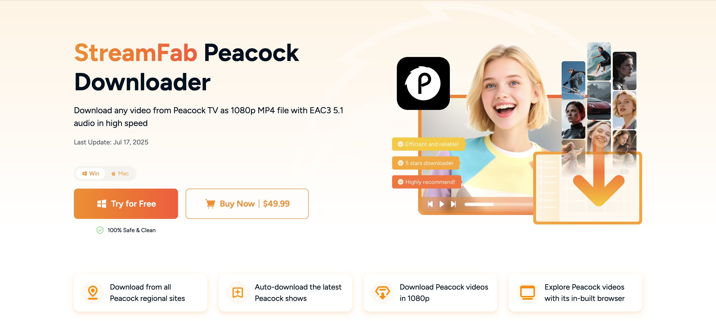 peacock not working:How to download Peacock Content: With StreamFab Peacock Downloader